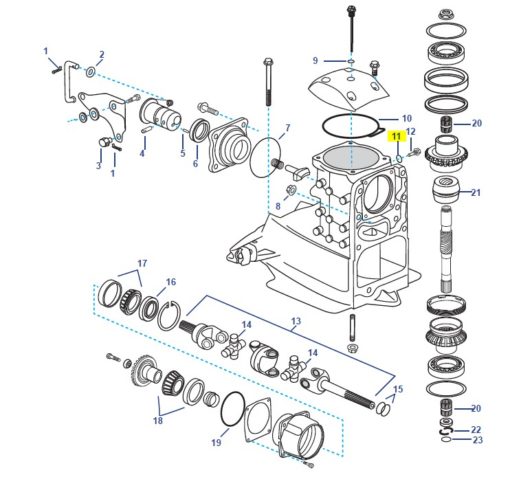 REC3855081 - Joint bouchon de vidange Volvo Penta 3855081