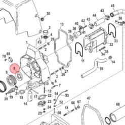 Joint spi roulement bol MERCRUISER 88416 - Embase BRAVO - ALPHA ONE GEN 1 et 2