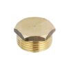 Bouchon laiton brut mâle 1/2" Ø 15x21