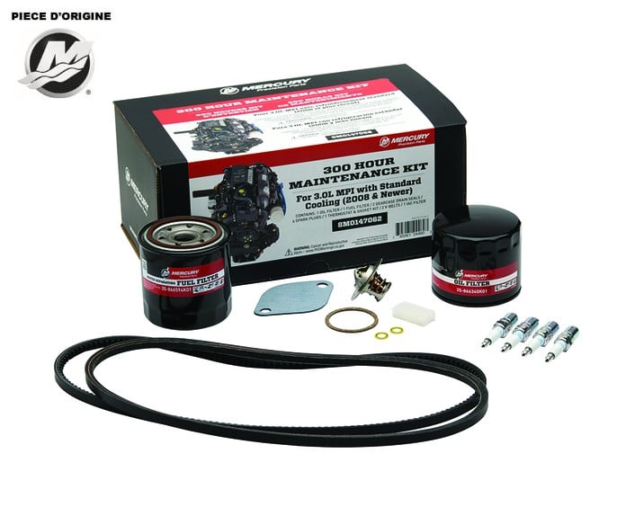 BK-8M0147062 - KIT ENTRETIEN 300H ORIGINAL MERCRUISER GM 4CYL 3.0L MPI 2008 ET +